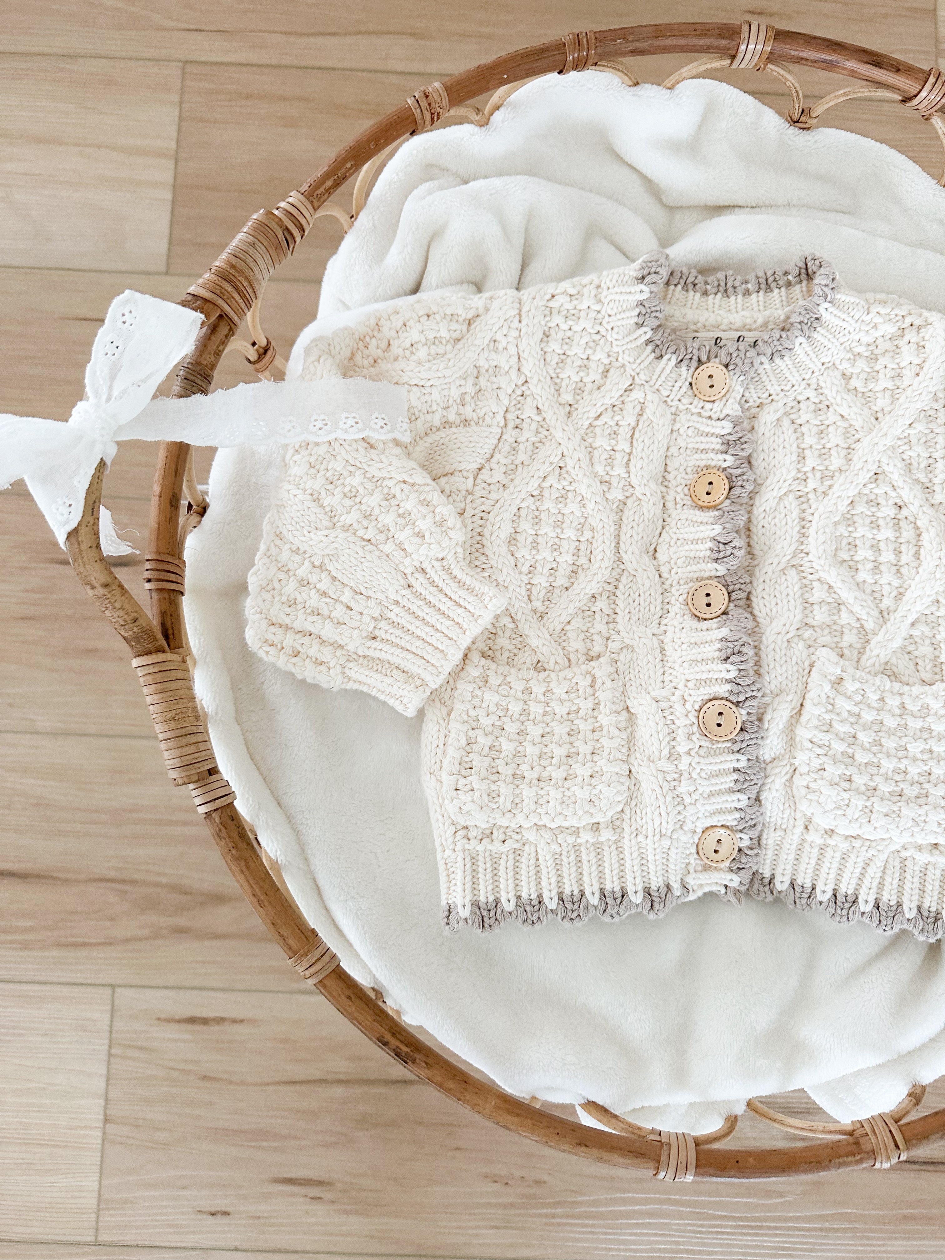Cotton Knit Cardigan