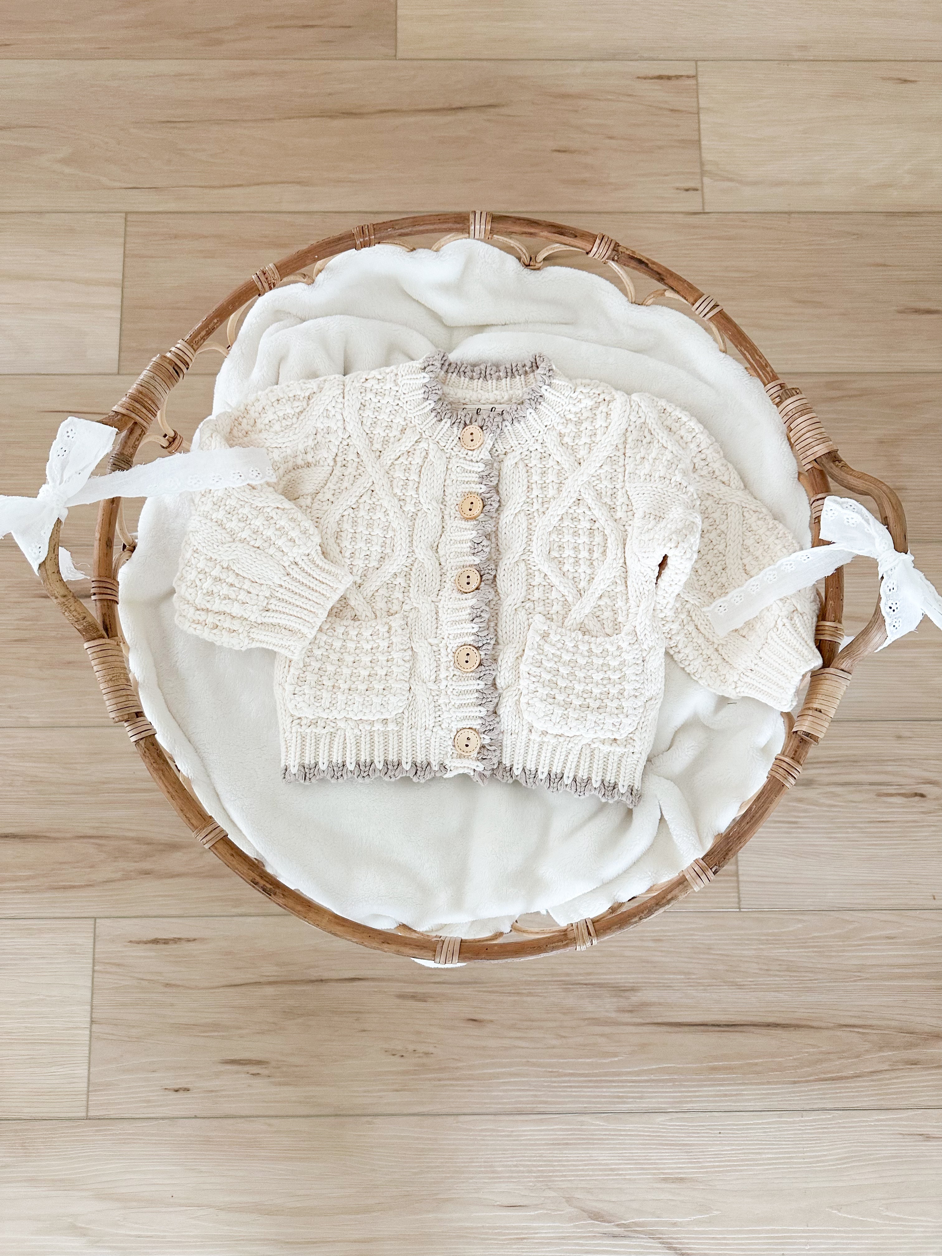 Cotton Knit Cardigan